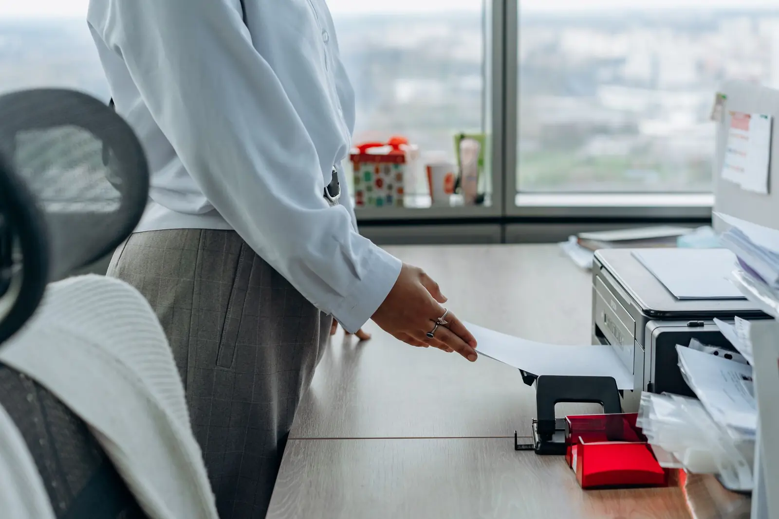 Enterprise printer in an educational administrative environment